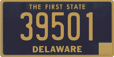 DE license plate 39501