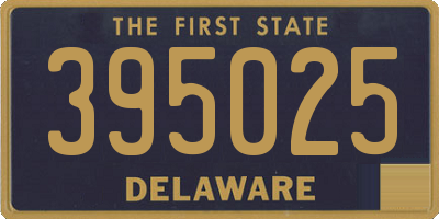 DE license plate 395025