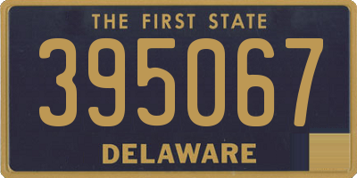 DE license plate 395067