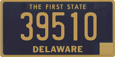 DE license plate 39510