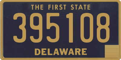 DE license plate 395108