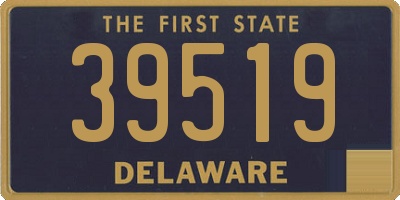 DE license plate 39519