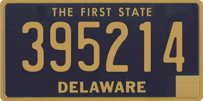 DE license plate 395214