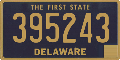 DE license plate 395243