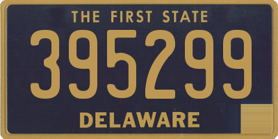 DE license plate 395299