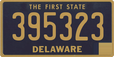 DE license plate 395323