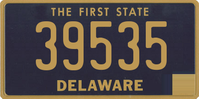 DE license plate 39535