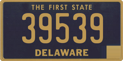 DE license plate 39539