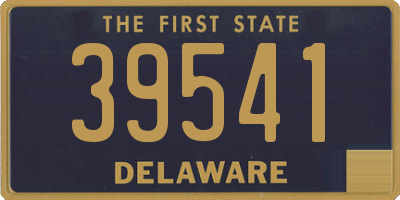 DE license plate 39541