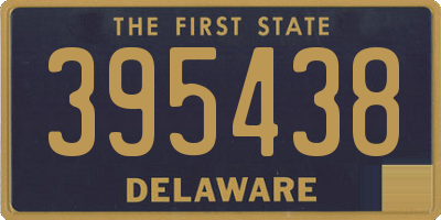 DE license plate 395438