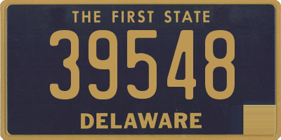 DE license plate 39548