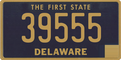 DE license plate 39555