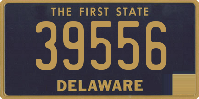 DE license plate 39556