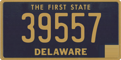 DE license plate 39557