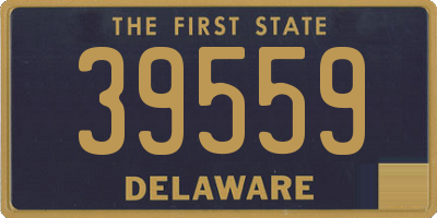 DE license plate 39559