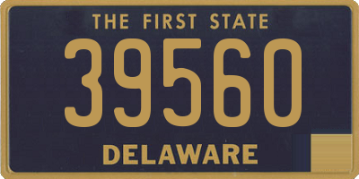 DE license plate 39560