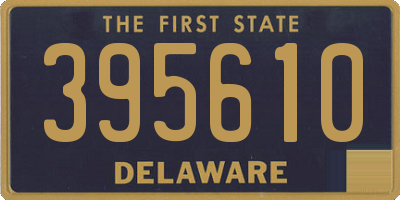 DE license plate 395610