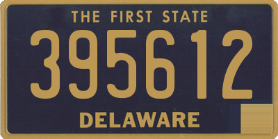 DE license plate 395612