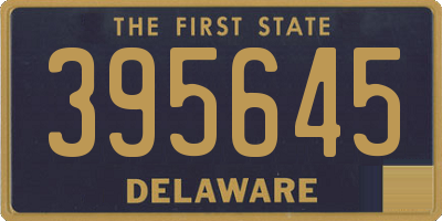 DE license plate 395645