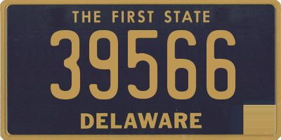 DE license plate 39566