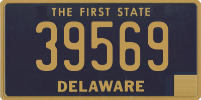 DE license plate 39569