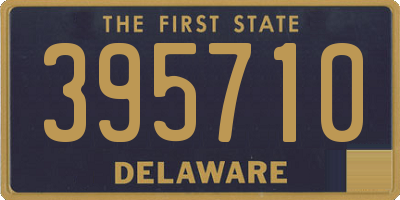 DE license plate 395710
