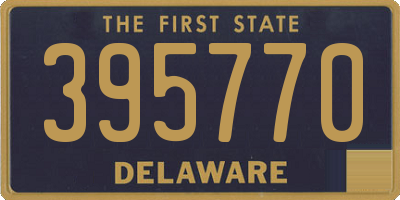 DE license plate 395770