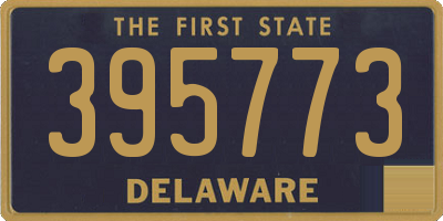 DE license plate 395773