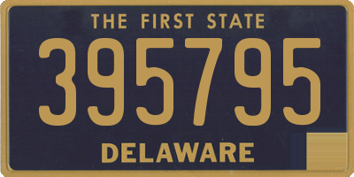 DE license plate 395795