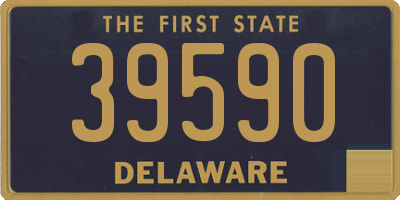 DE license plate 39590