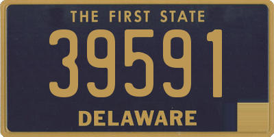 DE license plate 39591