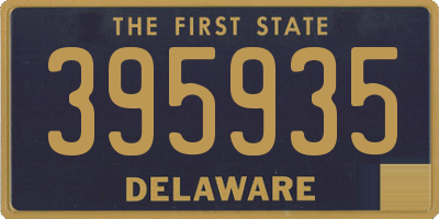 DE license plate 395935