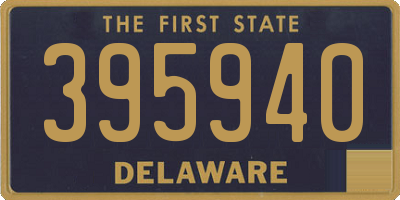 DE license plate 395940