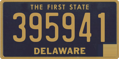 DE license plate 395941