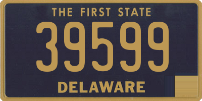 DE license plate 39599