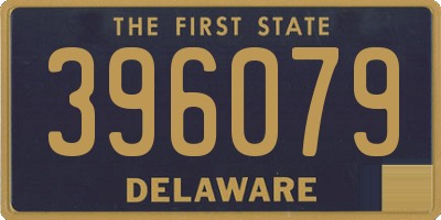 DE license plate 396079