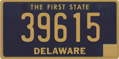 DE license plate 39615