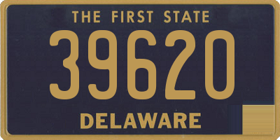 DE license plate 39620