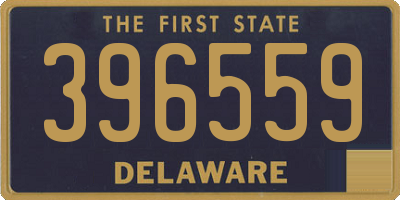DE license plate 396559