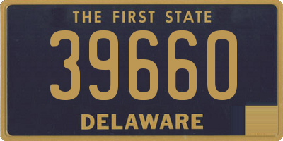 DE license plate 39660