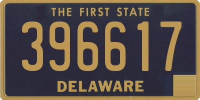 DE license plate 396617