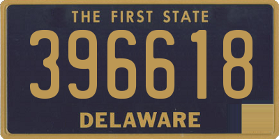 DE license plate 396618