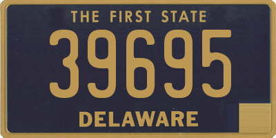 DE license plate 39695