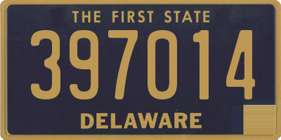 DE license plate 397014