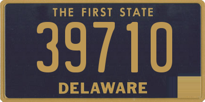 DE license plate 39710