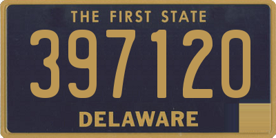 DE license plate 397120
