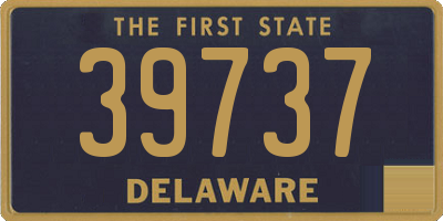 DE license plate 39737