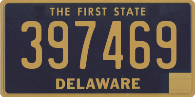 DE license plate 397469