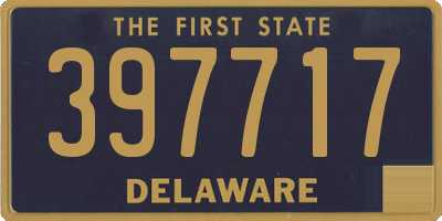 DE license plate 397717