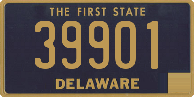 DE license plate 39901